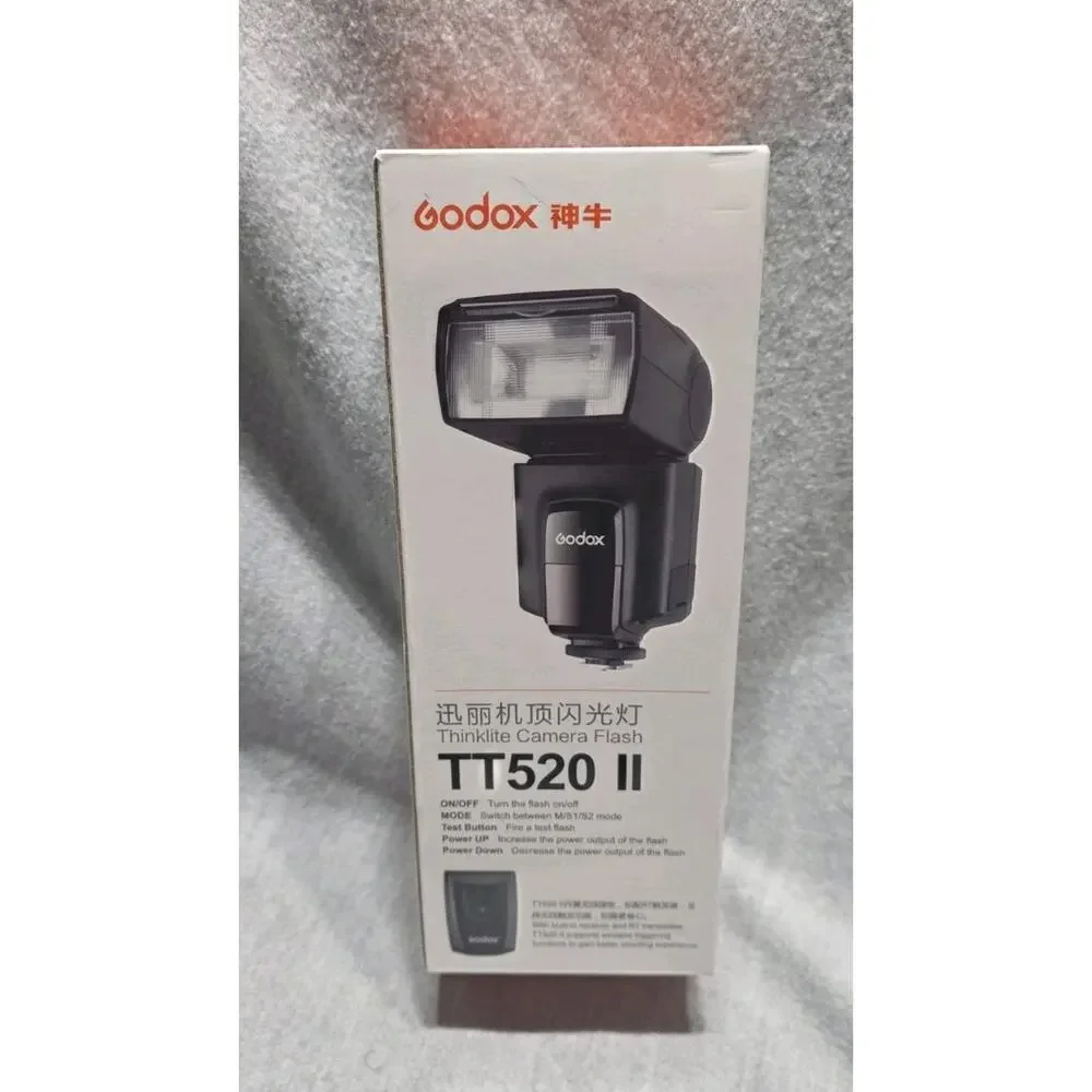 Godox Camera Flash TT520II with Wireless Signal Canon Nikon Pentax Olympus